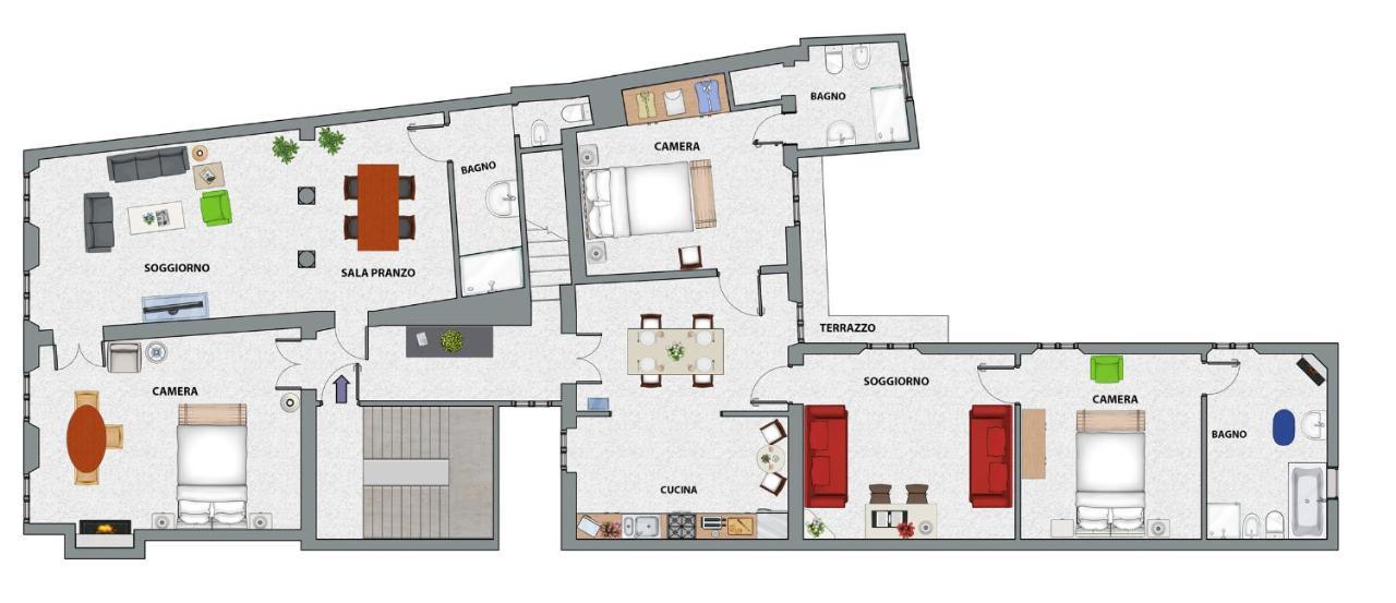 Acacia Firenze Apartments Artemisia-Angelica Экстерьер фото